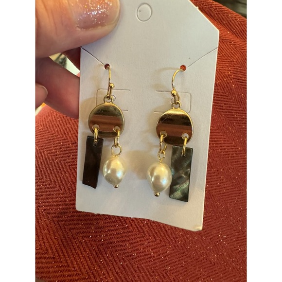 A New Day Boho Gold Tone Dangle Earrings Women Jewelry - Picture 1 of 3